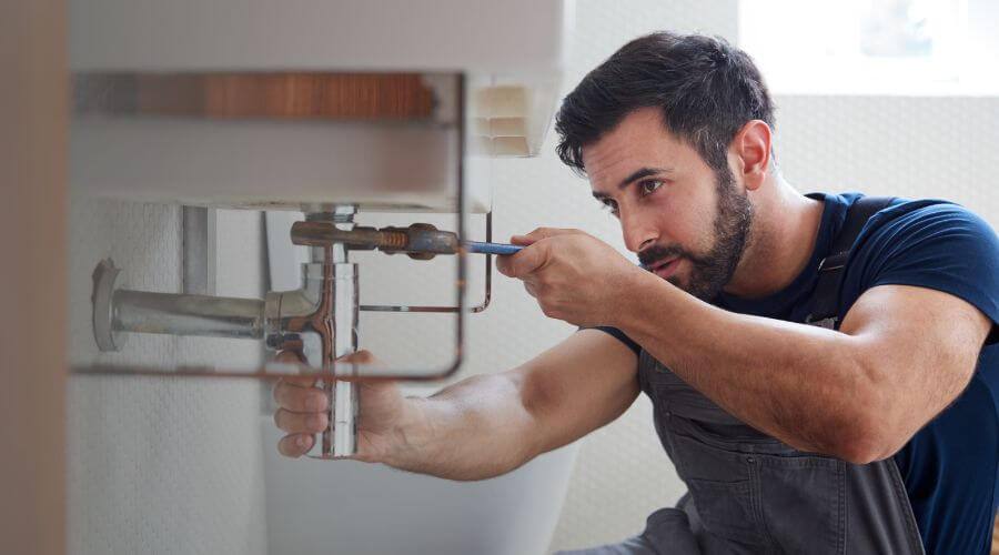 Tankless water heater installation in Castor, LA